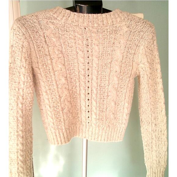 American Eagle V-neck Women Cropped Sweater Button-up Women's X Small - Picture 2 of 6